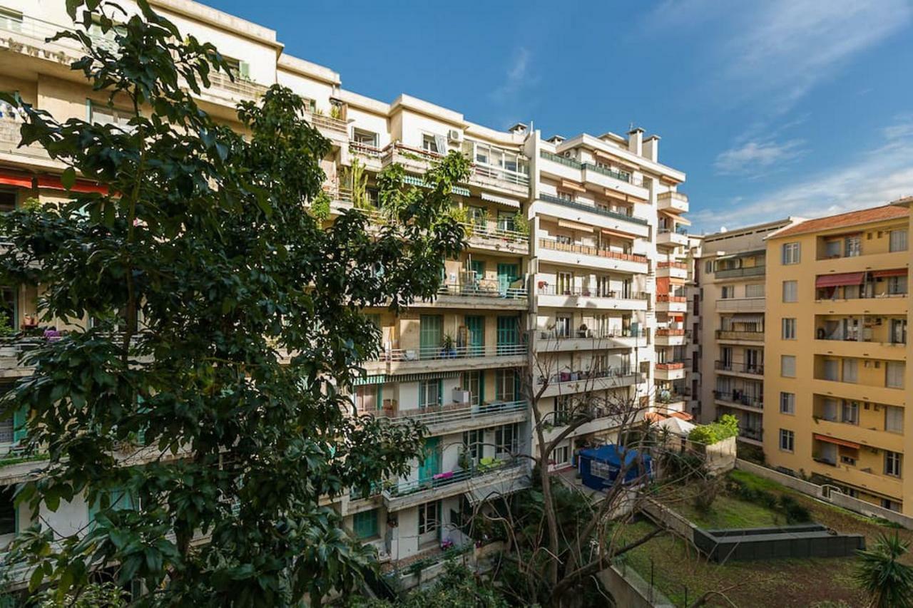 City Center Nice, 2 Bedrooms, 2 Balconies, Ac Buitenkant foto